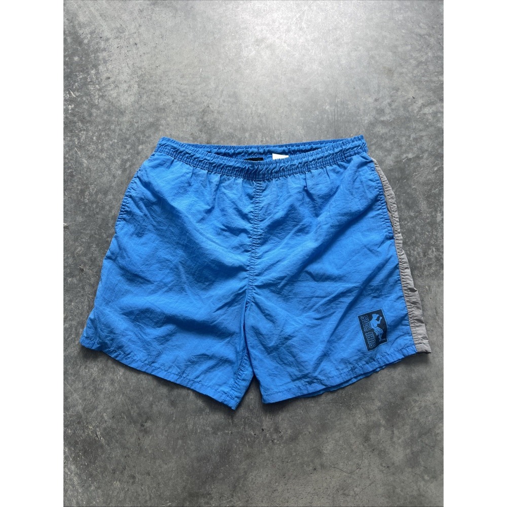 Vintage 90s Nylon Surf Rags Swim shorts Size L Board Sku106